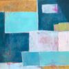 Baja Blues abstract landscape painting by Nancy Joyce