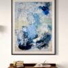 Blue abstract art from a gallery in Las Tunas, Todos Santos