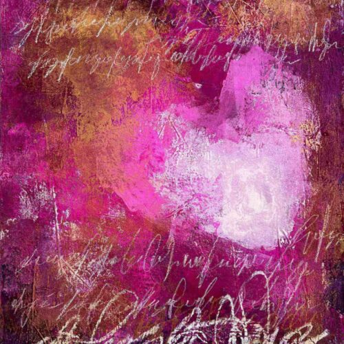 Love Letter abstract landscape painting by Nancy Joyce