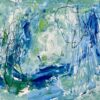 Blue Path original painting on paper by Nancy Joyce