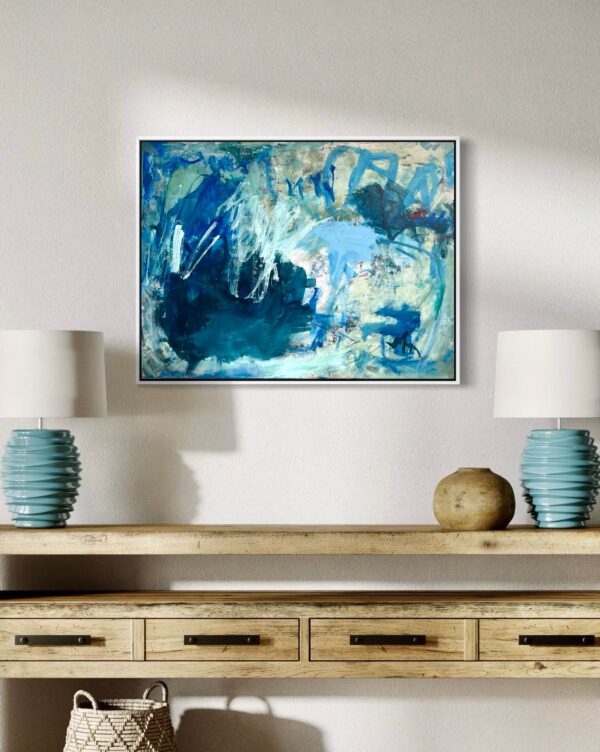Messy Blue One